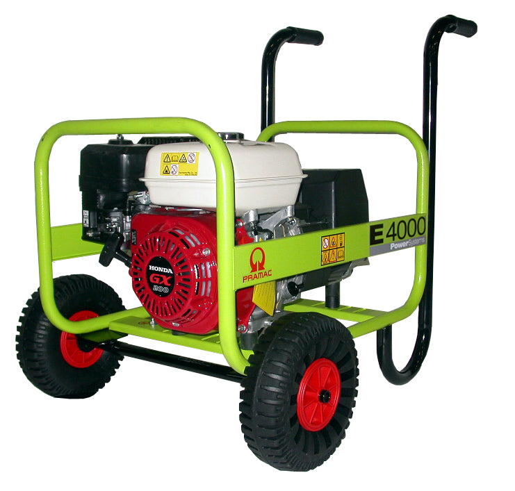 Pramac E4000 3.4kVA 115/230V Petrol Generator with Honda GX200