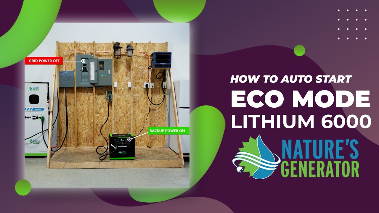 Nature's Generator Lithium 6000 Power Station