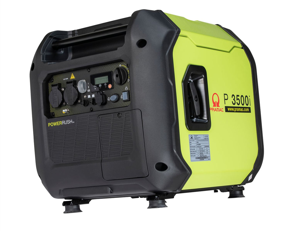 Pramac P3500i Inverter Generator - Single Phase 230V 50Hz Electric Start
