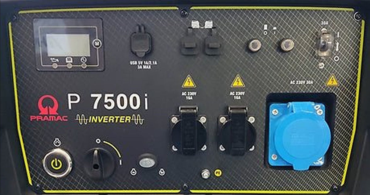 Pramac P7500i Inverter Generator - Single Phase 230V 50Hz