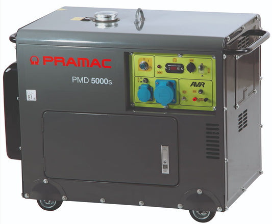 Pramac PMD5000S Diesel AVR Generator - Single Phase 230V Electric Start