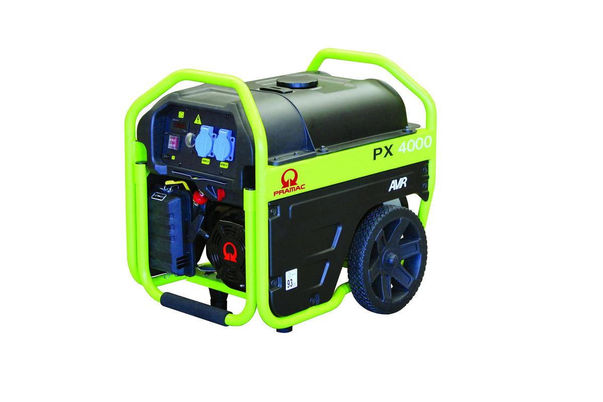 Pramac PX4000 AVR Generator - Single Phase 230V/115V Recoil Start