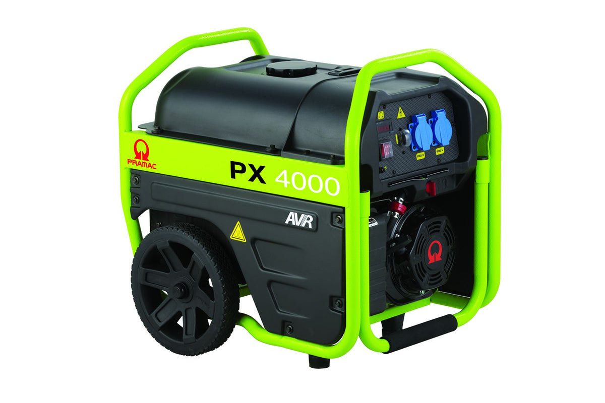 Pramac PX4000 AVR Generator - Single Phase 230V/115V Recoil Start