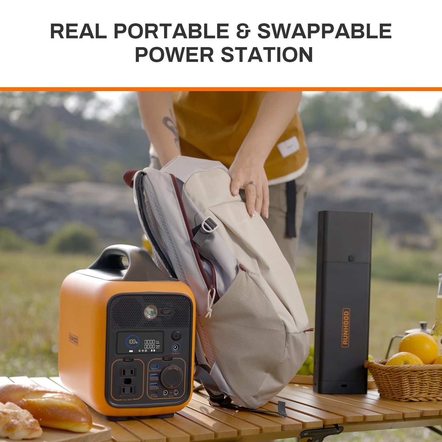 RALLYE 600 PRO| 1296Wh, 600W| 100W Solar panel
