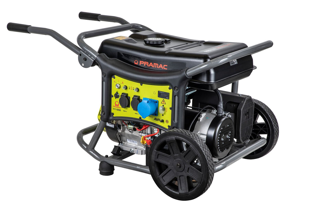 Pramac WX6200 Petrol AVR Generator - Single Phase 230V Electric Start